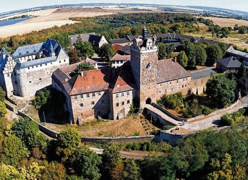 Auf Burg und Schloss Allstedt hielt Thomas Müntzer 2024 seine berühmte Fürstenpredigt.