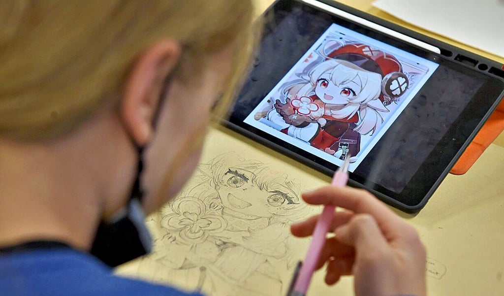 Auch eigenen Arbeiten können sich die Kinder widmen.