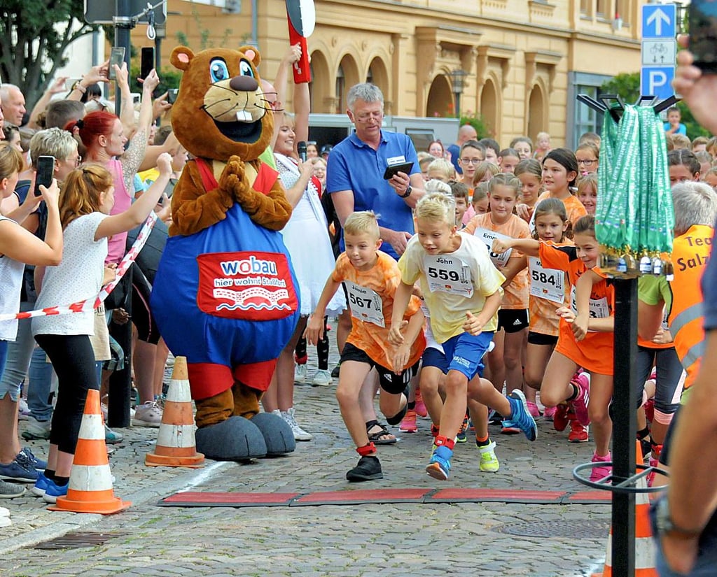 Über 500 Läufer waren im vergangenen September beim Salzland-Lauf in Staßfurt dabei.