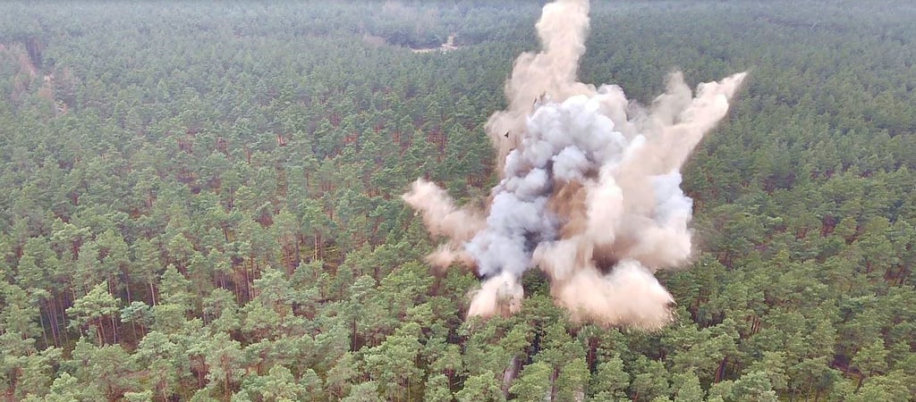 Eine 250-Kilo-Fliegerbombe aus dem Zweiten Weltkrieg wurde zwischen Wittenberge und Perleberg gesprengt.