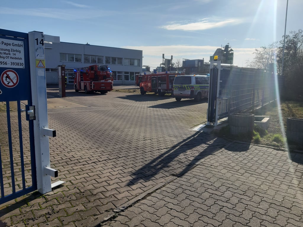 Die Wehren aus Zörbig, Löberitz und Großzöberitz waren im Einsatz.