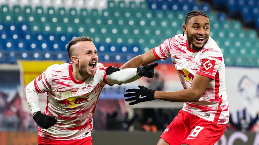 Jetzt trifft auch noch Angeliño: Der Jubel ist zurück bei RB Leipzig.