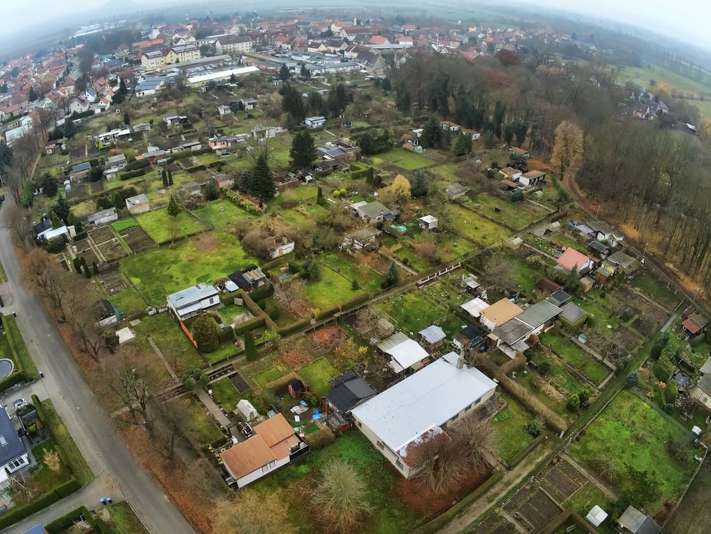 Blick auf die Gartenanlage. Sie soll neu genutzt werden.