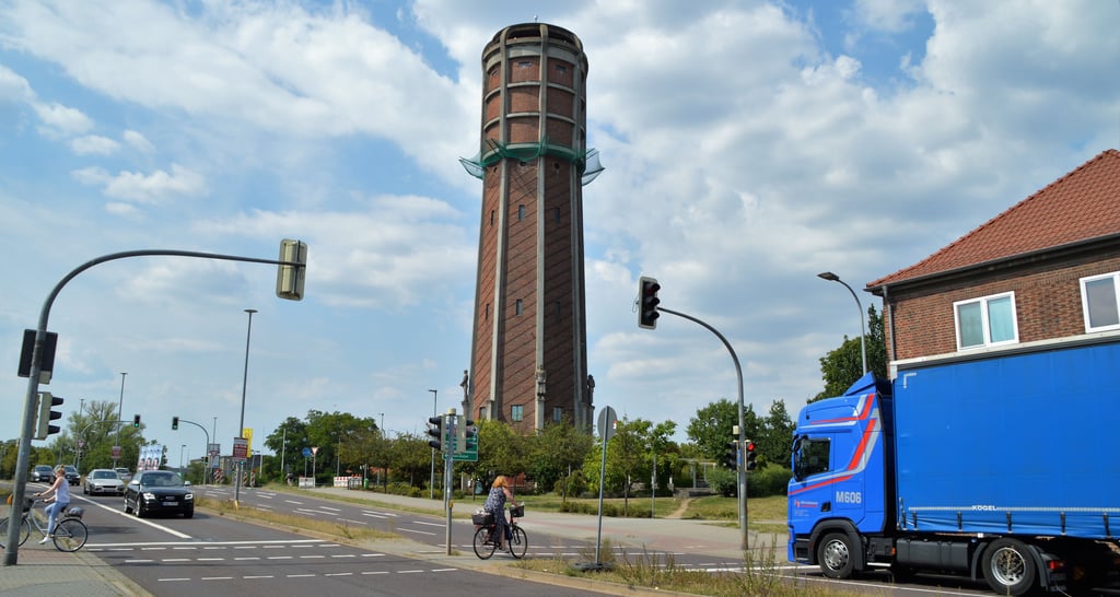 Die Sanierung des Wasserturms beginnt jetzt.