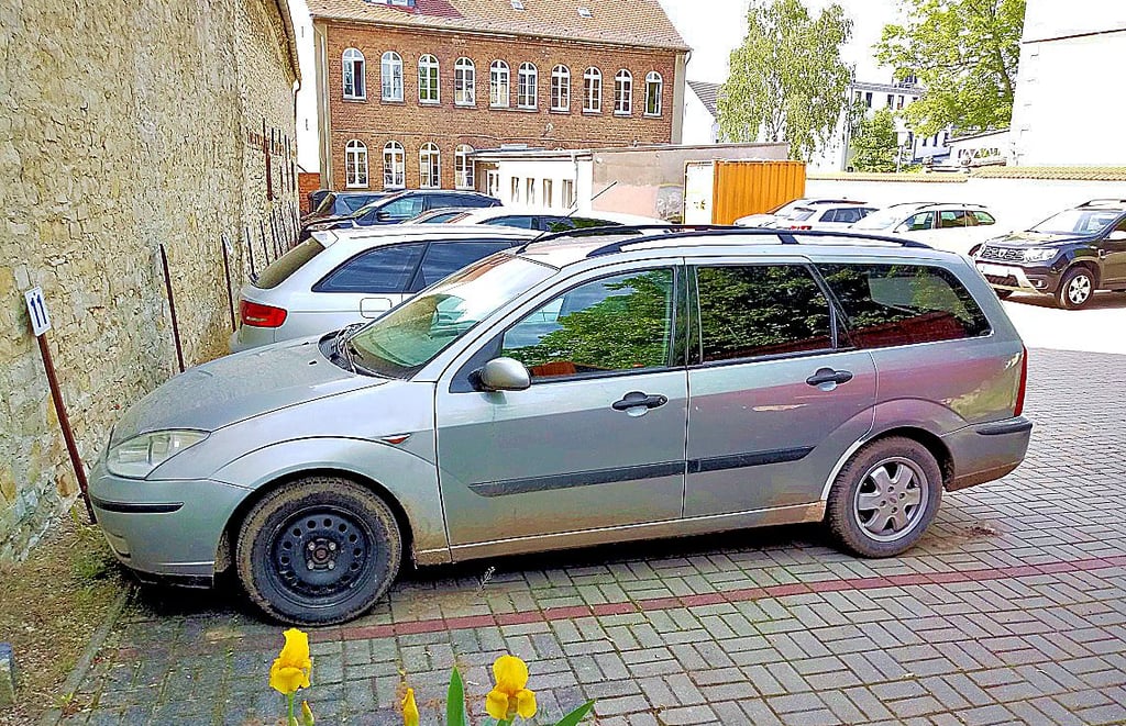 Dieser Pkw wurde im Jahr 2021 nach einer Verfolgungsjagd bei Seehausen beschlagnahmt. Inzwischen ist er längst entsorgt, also verschrottet worden