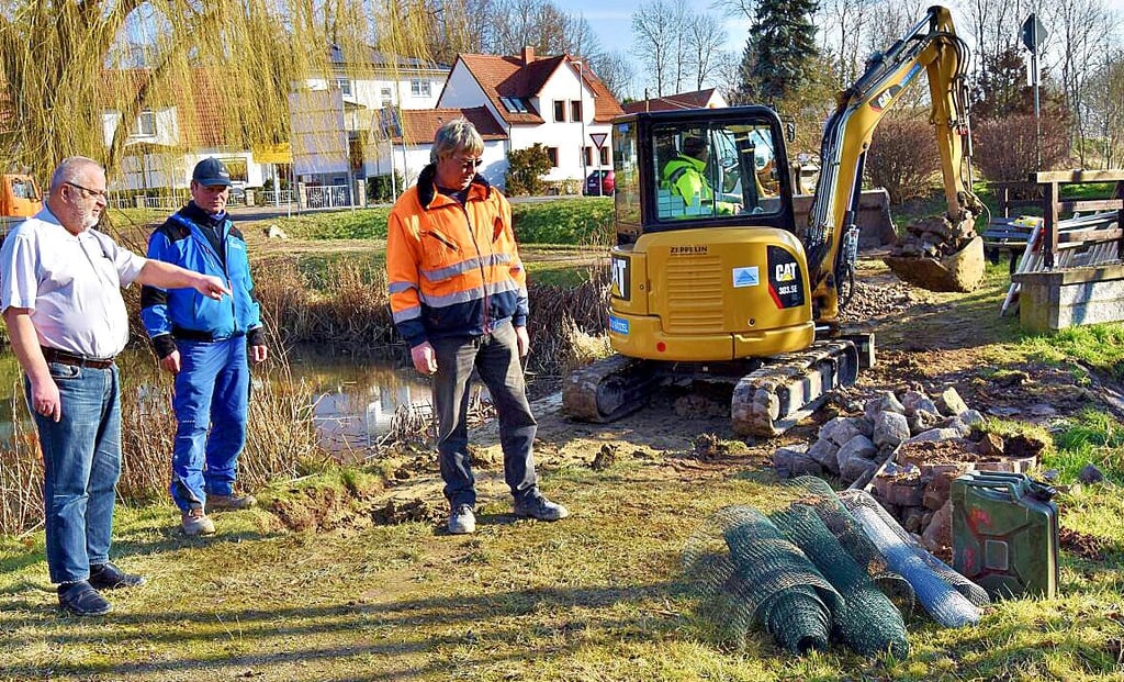 Nicht mehr ganz dicht: Saubacher Dorfteich wird umfangreich saniert