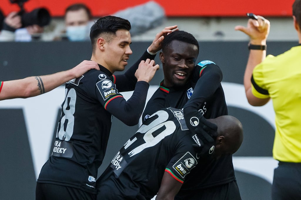 Sirlord Conteh brachte die Magdeburger in der 32. Minute mit 1:0 in Führung.