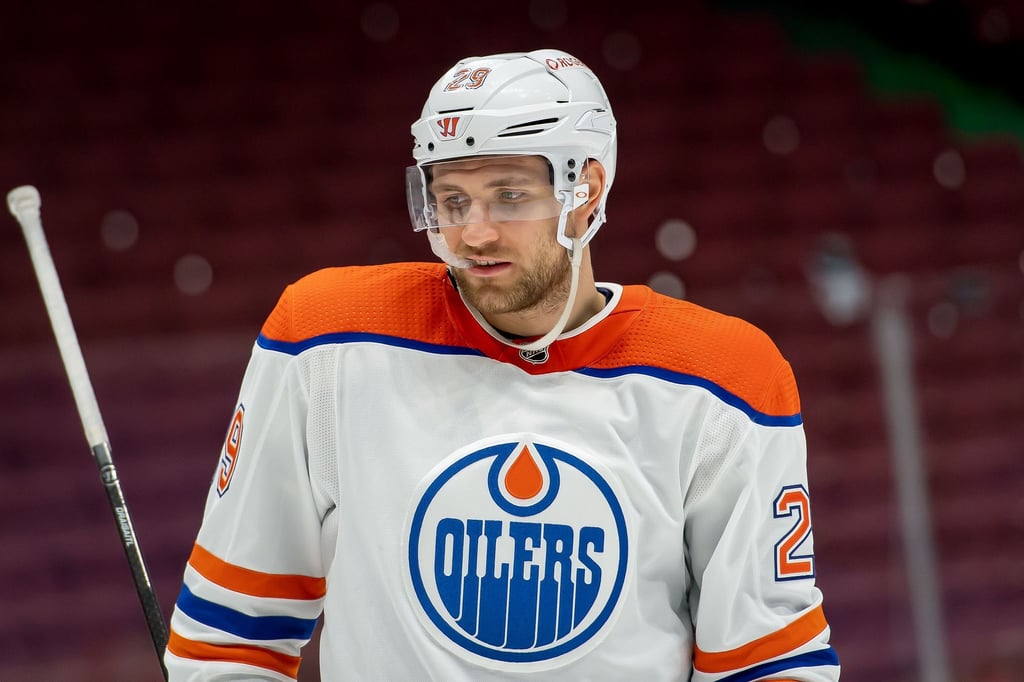 Traut dem deutschen Eishockey-Team in Peking nun den ganz großen Coup zu: Leon Draisaitl.