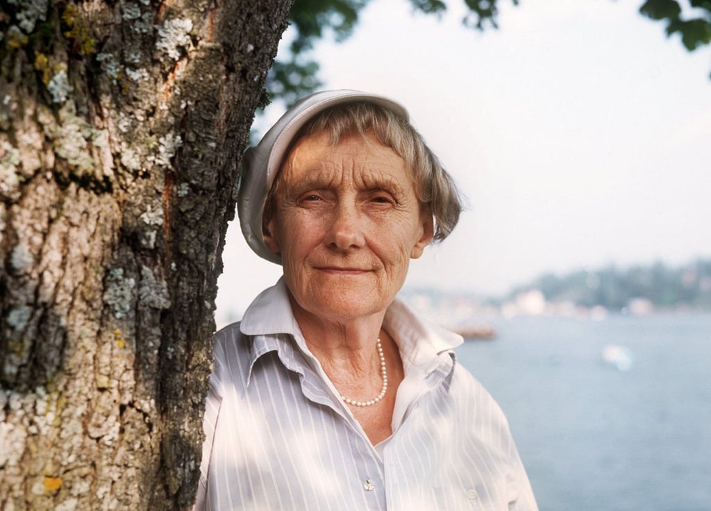 Die schwedische Kinderbuchautorin Astrid Lindgren (1987).