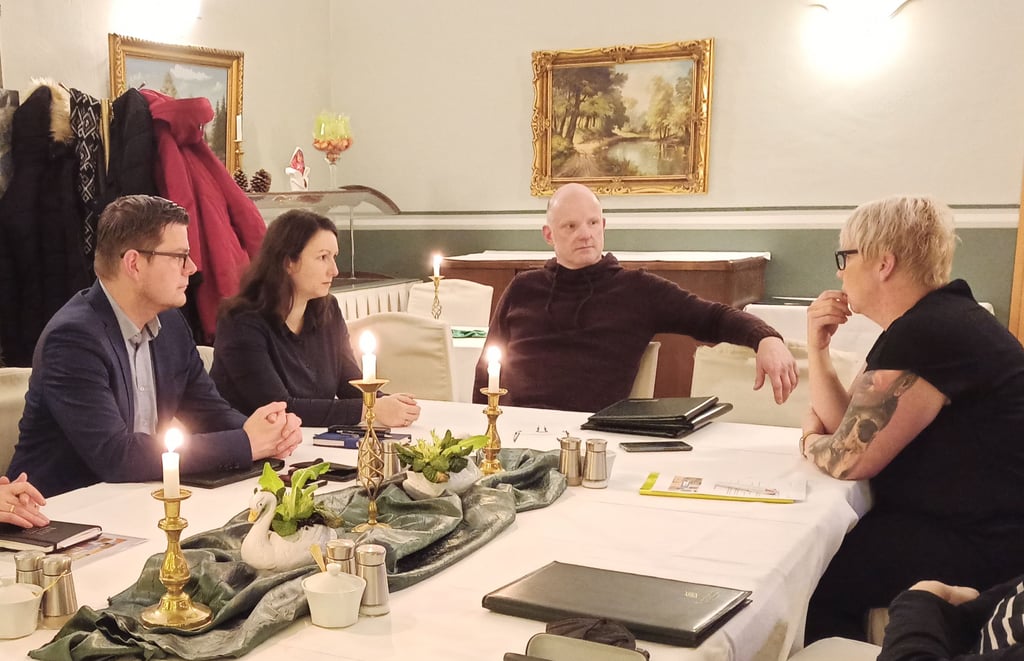 Bei ihrem Stammtisch in der Oberförsterei in Biederitz blieb die CDU unter sich.