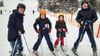 Auf dem Sonnenberg im Harz hat Volksstimme Reporterin Stephanie Tantius (links) einen Skikurs absolviert. Die Bedingungen für Anfänger sind dort großartig.