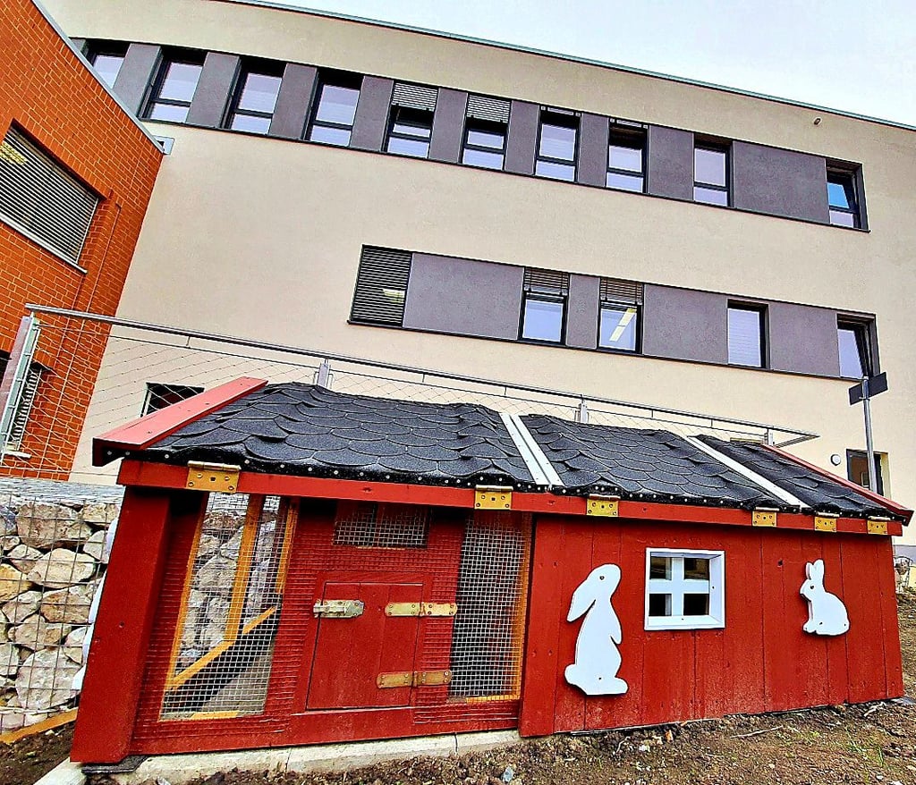 Das Material für den neuen Hasenstall vor dem Kinderzentrum am Harzklinikum ist vom Förderverein finanziert worden. Die neuen Bewohner werden im Frühjahr erwartet.