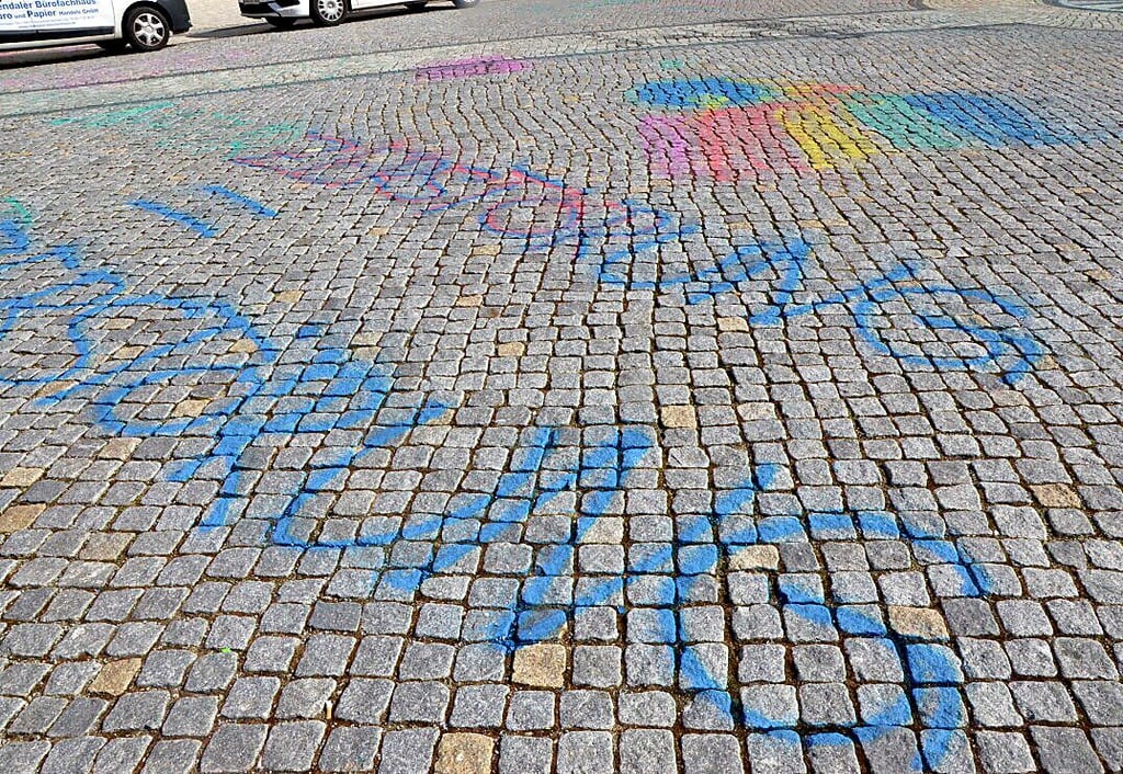 So sah der Stendaler Marktplatz nach einer Klima-Demo im Frühjahr 2021 aus.