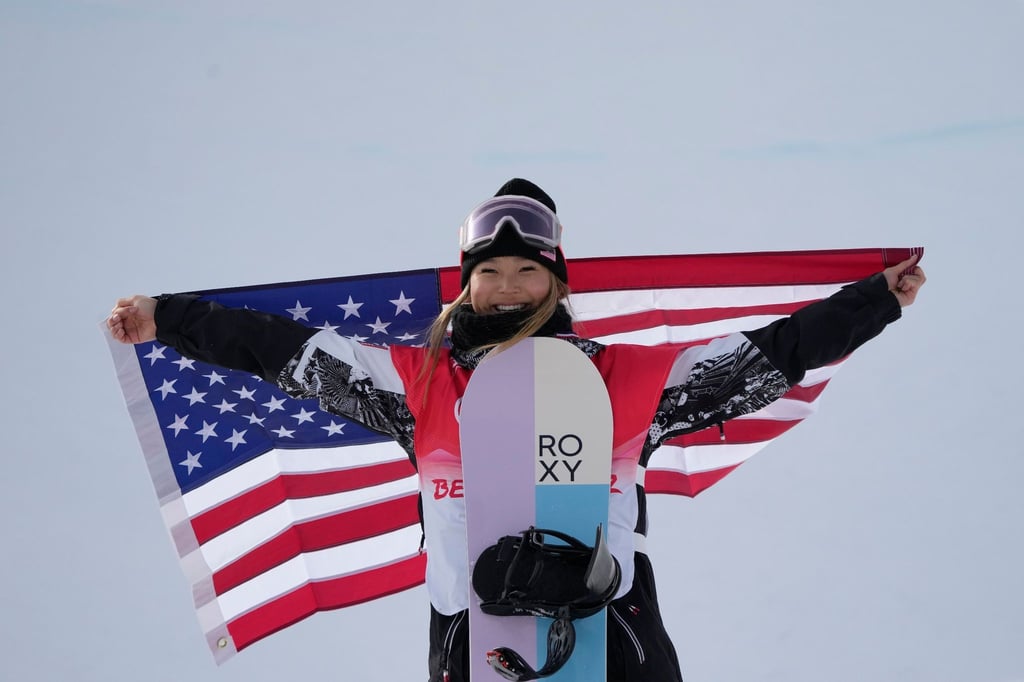 In der Halfpipe eine Klasse für sich: US-Star Chloe Kim.