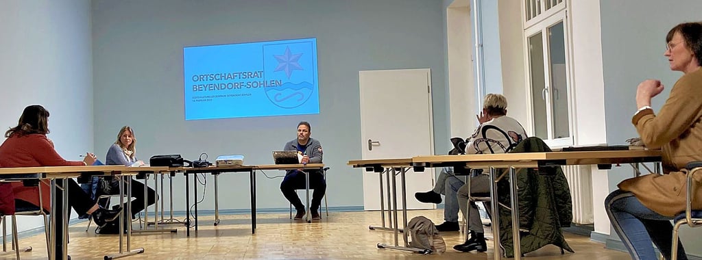 Blick in den Versammlungssaal vom Soziokulturellen Zentrum im Magdeburger Stadtteil Beyendorf-Sohlen, der Ideenschmiede.