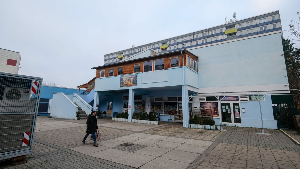 Blick auf das islamische Kulturzentrum in Halle-Neustadt.