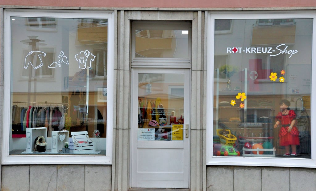 Das DRK betreibt in Magdeburg unter anderem den Rot-Kreuz-Shop im Breiten Weg 19a.