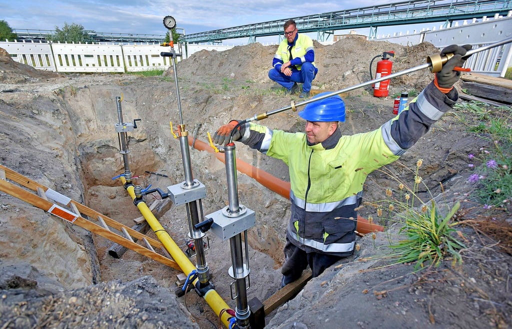 Beim Vorgängerprojekt wurde das Leitungsnetz im Wasserstoffdorf getestet - an diese Forschung soll nun angeschlossen werden.