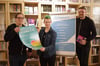 Stefan Fiebig, Lea Polzer und Mirko Rische (von links) sind im Vorstand des BBZ "Lebensart" aktiv und für den Bürgerpreis vorgeschlagen. 