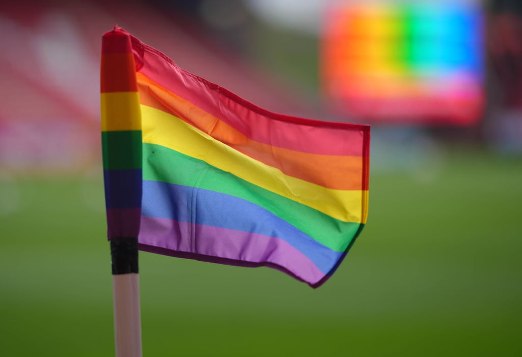 Die Regenbogenflagge für die Akzeptanz von verschiedenen Lebensformen