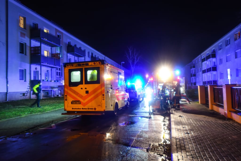 Zu einem Wohnungsbrand ist es am Freitagabend im Merseburger Bergmannsring gekommen.