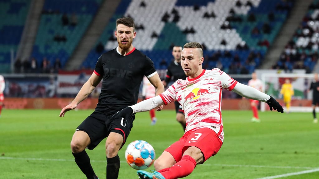 Angelino (hier im Spiel gegen Köln) muss gegen Berlin wohl aussetzen.