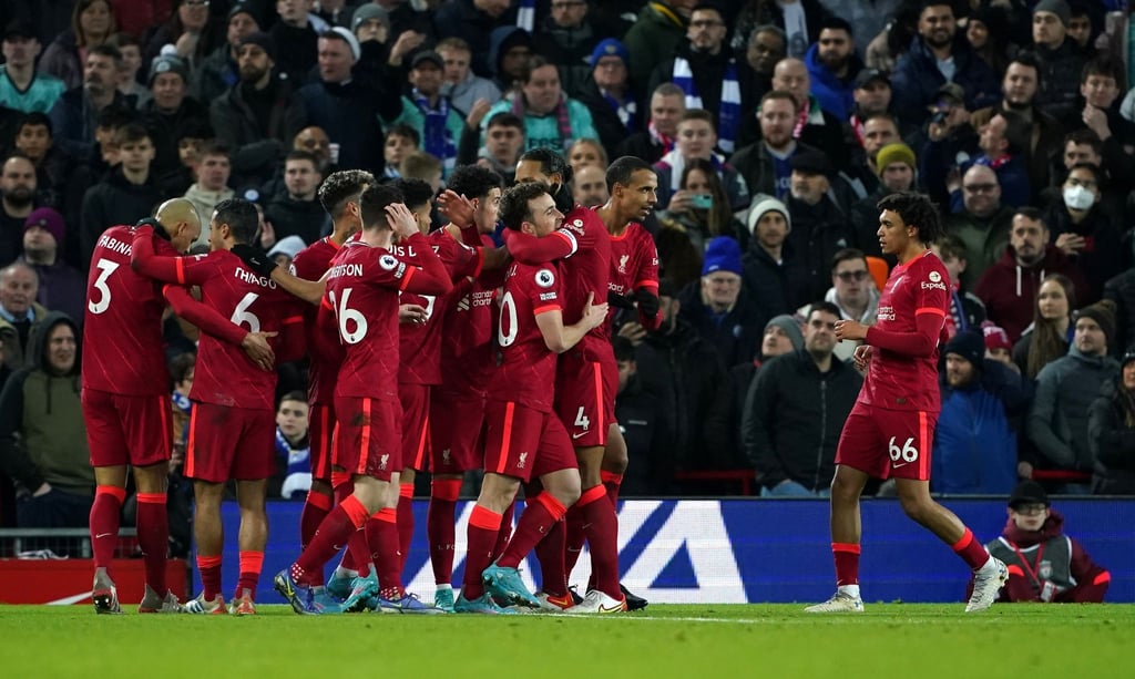 Der FC Liverpool setzte sich zuhause gegen Leicester City durch.