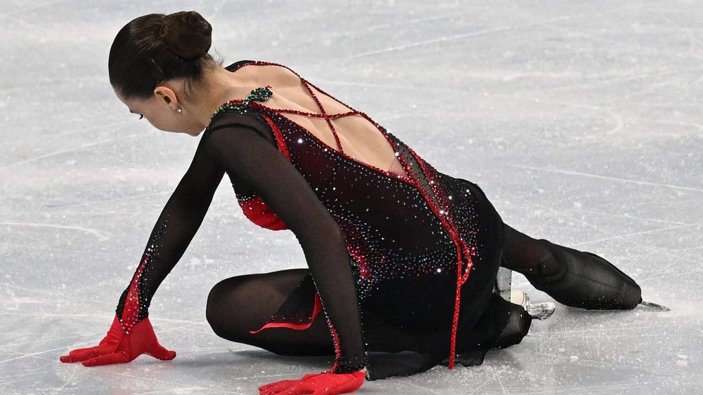 Die Russin Kamila Walijewa verpasste eine Einzel-Medaille.