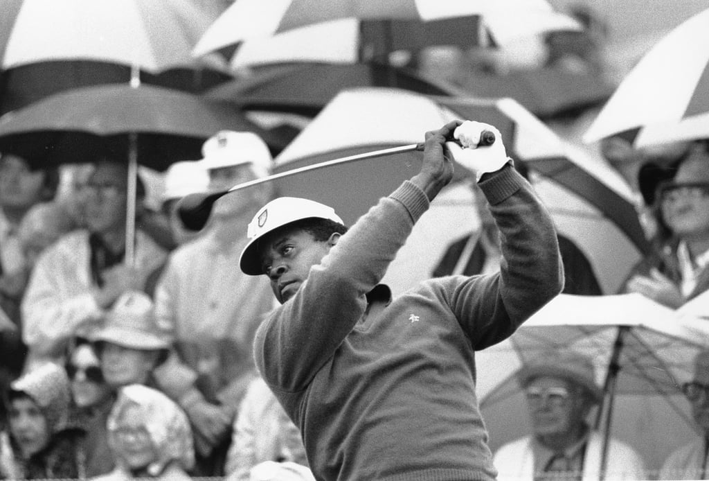 Lee Elder beim Masters in Augusta im Jahr 1975.