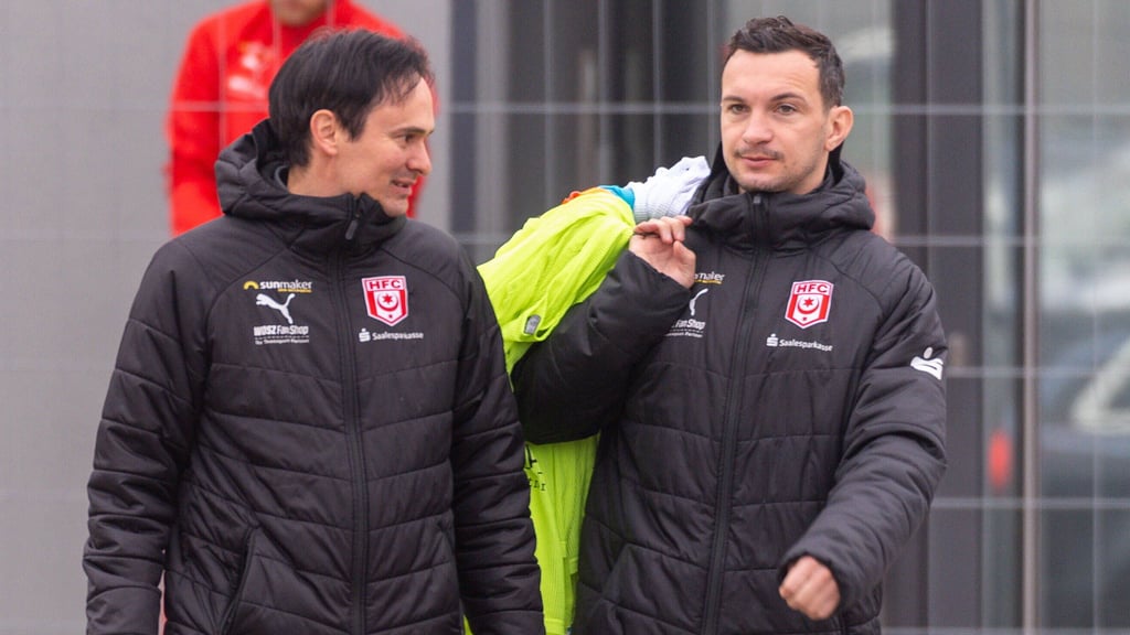 Trainer Florian Schnorrenberg (l.) und Co-Trainer Daniel Ziebig waren bis kurz vor Weihnachten 2021 für den HFC verantwortlich.