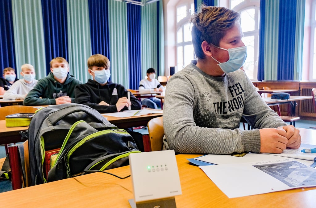 Ab 28. Februar sollen die Corona-Bestimmungen gelockert werden. Dann muss im Unterricht- hier in Annaburg - keine Maske mehr getragen werden.