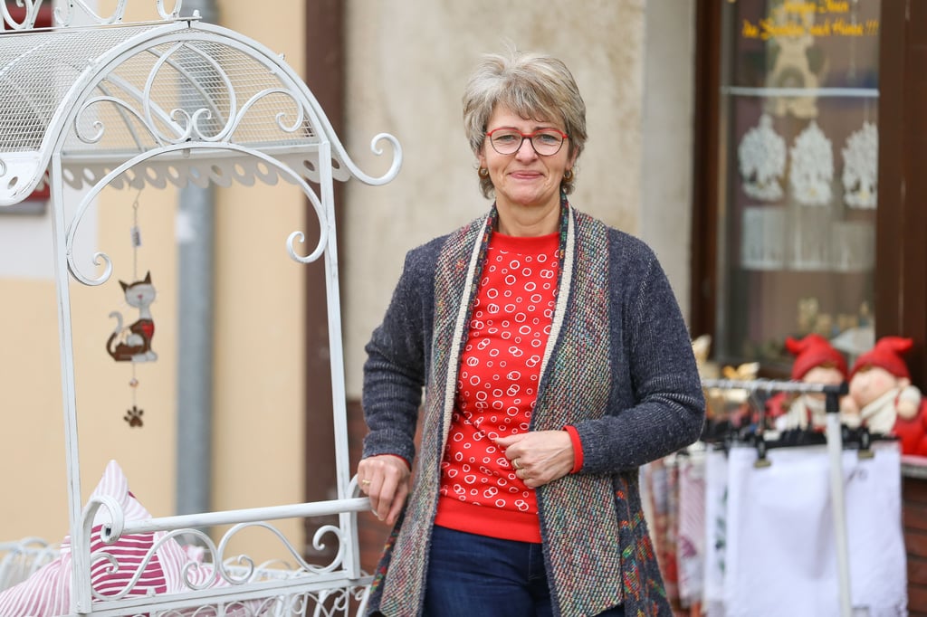 Jana Förster geht jeden Freitag in Querfurt auf die Straße.