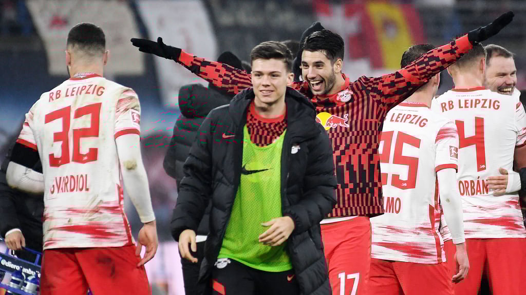 Können sich auf satte Prämien freuen: Leipzigs Spieler wie hier Dominik Szoboszlai