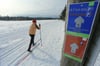 Im Nationalpark Harz sind erste Loipen wieder für Wintersportler freigegeben.