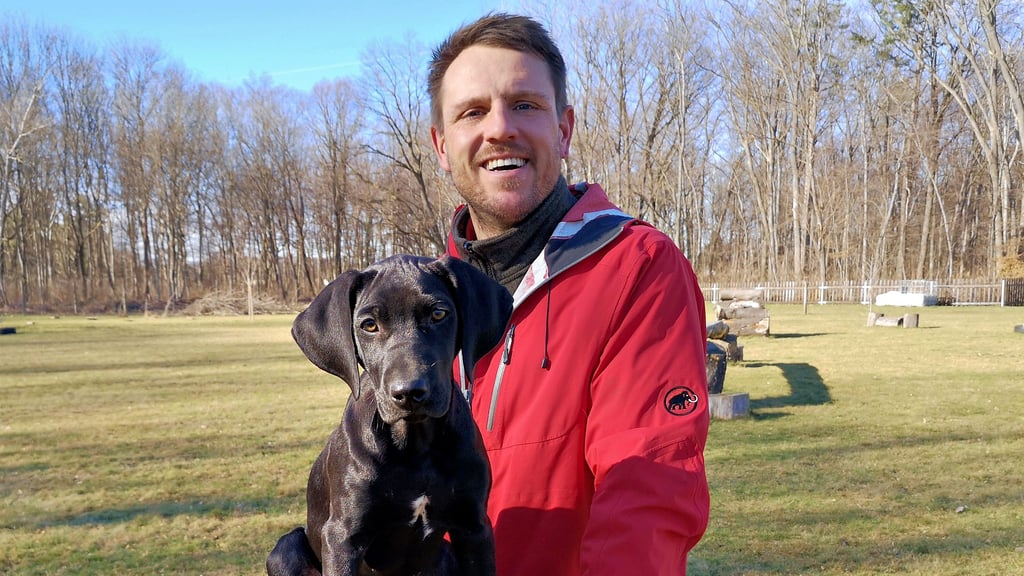 Sein Fachwissen als Hundetrainer benötigt Andreas Sawallisch aus Wernigerode derzeit auch privat: für den 14 Wochen alten Welpen Luzie.