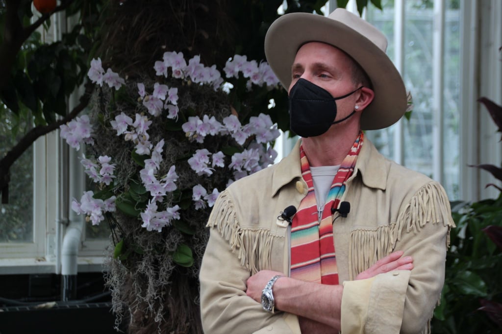 Jeff Leatham im Botanischen Garten in New York.