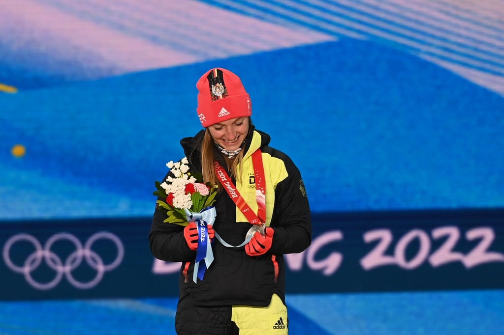 Wurde positiv auf das Coronavirus getestet: Die Olympia-Zweite Katharina Althaus.