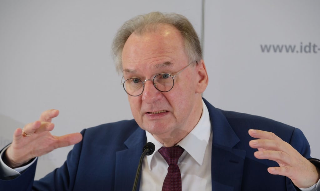 Reiner Haseloff hat den Einmarsch in die Ukraine am Freitag erneut scharf kritisiert.