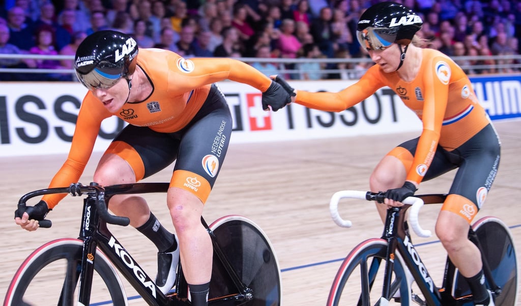 Amy Pieters bei der Bahnrad-WM 2020.