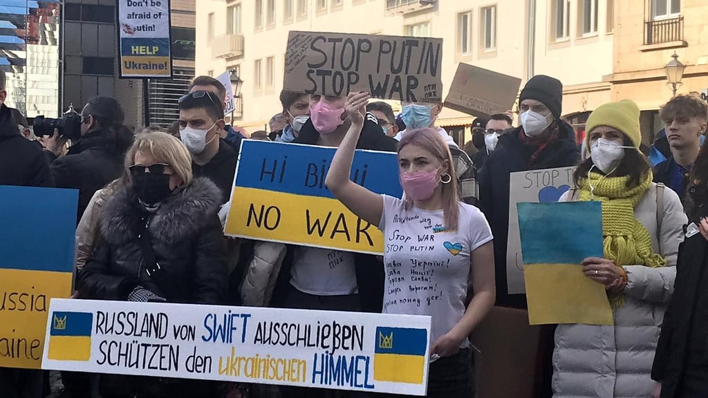 Magdeburger machen sich stark für die Ukraine.