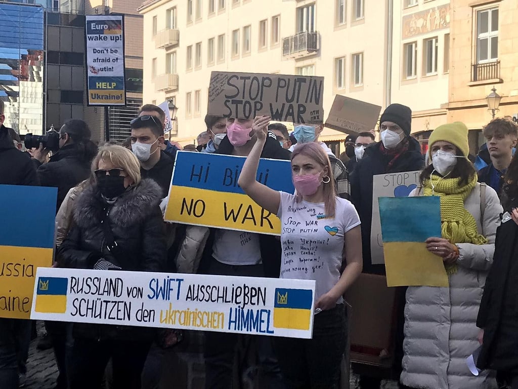 Magdeburger machen sich stark für die Ukraine.