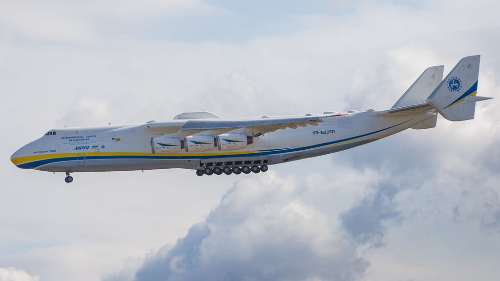 Die Antonow An-225 «Mriya» war regelmäßig Gast am Flughafen Leipzig/Halle.