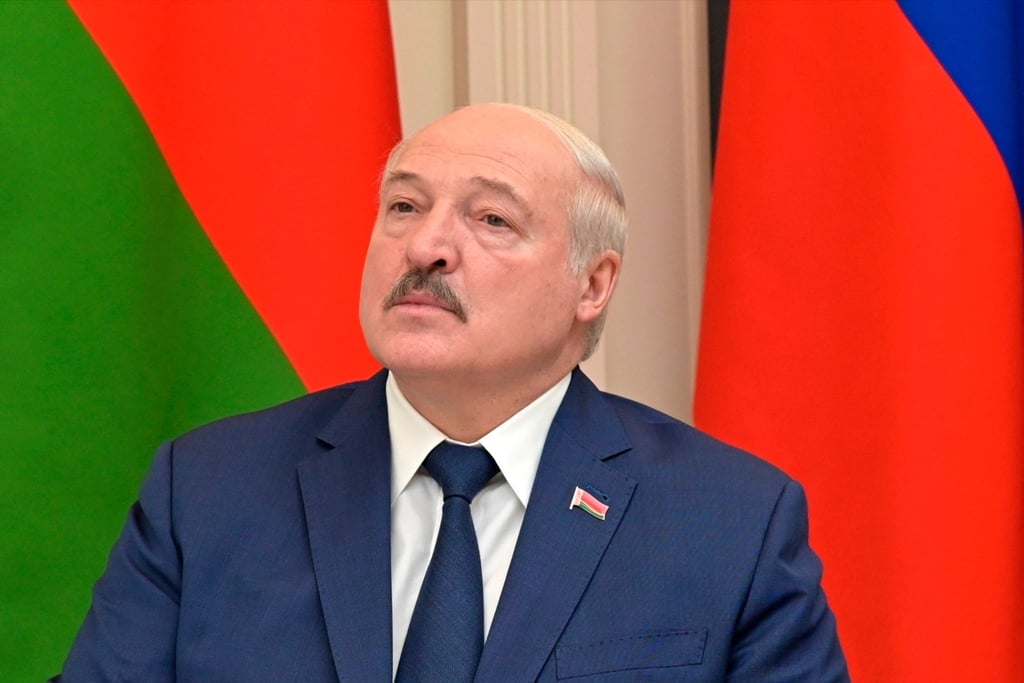 Alexander Lukaschenko vergangene Woche während eines Besuchs in Moskau.