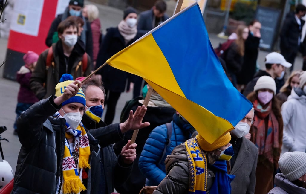 Am Donnerstag hatten zahlreiche Menschen bereits in Halle gegen den Krieg in der Ukraine demonstriert.