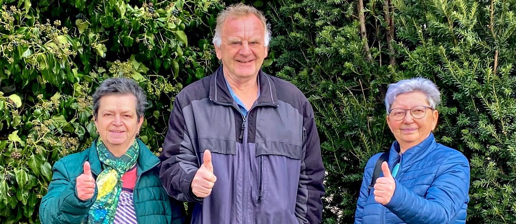 Doris und Lutz Sehnert sowie Cornelia Graul (von links nach rechts) haben nicht nur einen grünen Daumen, sondern sie sind auch im Vorstand des Regionalverbandes der Kleingärtner des Mansfelder Berglandes.