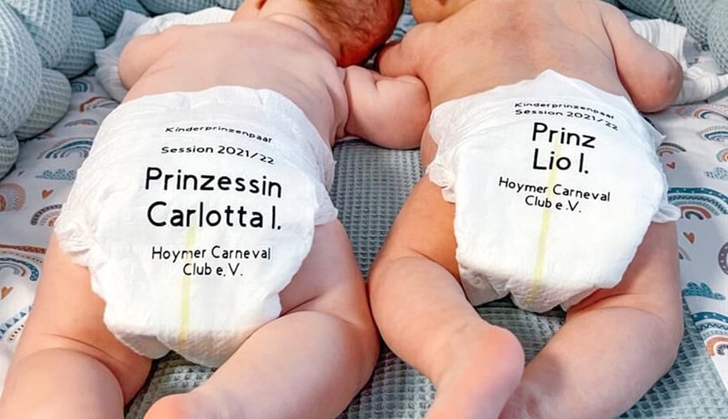 Carlotta I. und Lio I. - das jüngste Prinzenpaar des Hoymer Carneval Clubs.