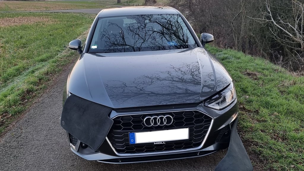 Was sich die Diebe eines gestohlenen Audis dabei gedacht haben, das Auto mit laufendem Motor in der Feldmark bei Farsleben abzustellen und die Scheinwerfer mit Fußmatten zu verdecken?
