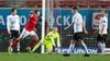 HFC-Stürmer Elias Huth trifft zum 2:1 gegen Viktoria Berlin.