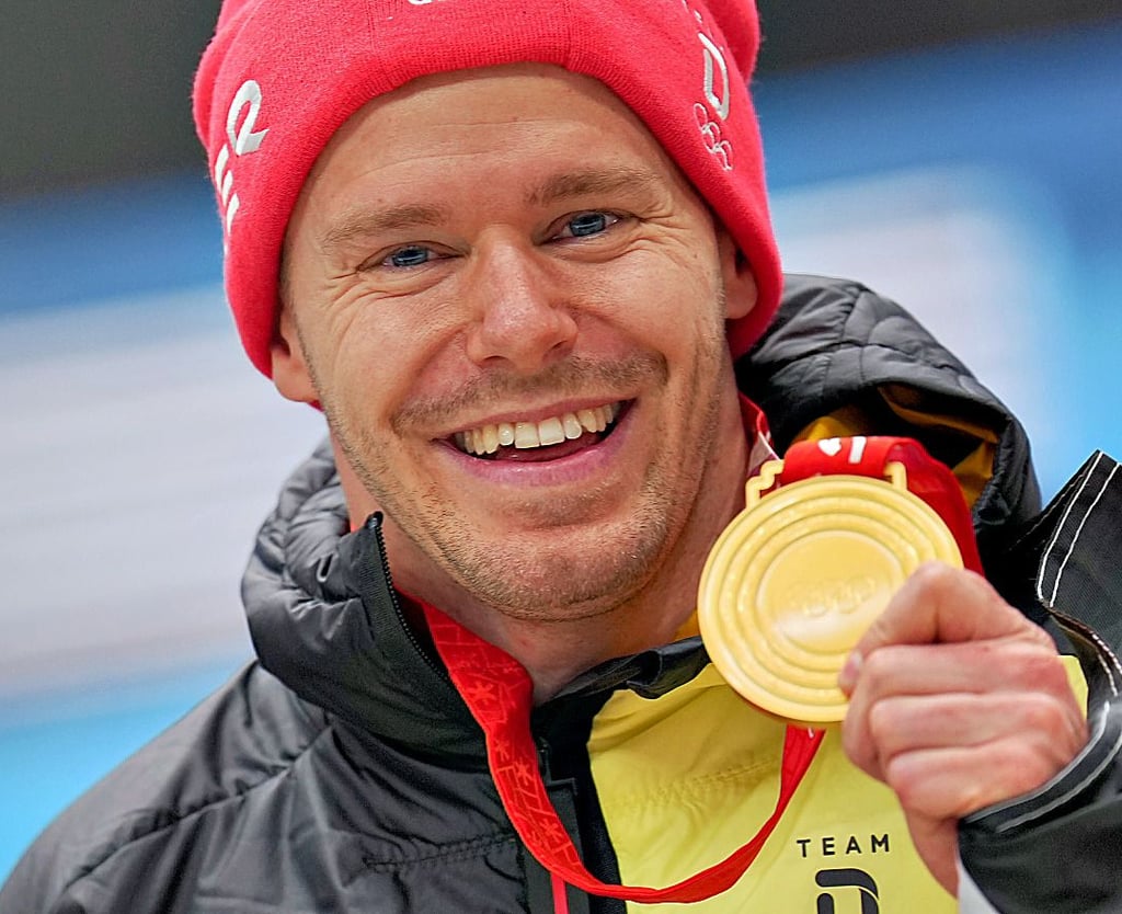 Christopher Grotheer mit seinem Olympia-Gold. Seine Heimatstadt Wernigerode will den Erfolgssportler nun ehren.