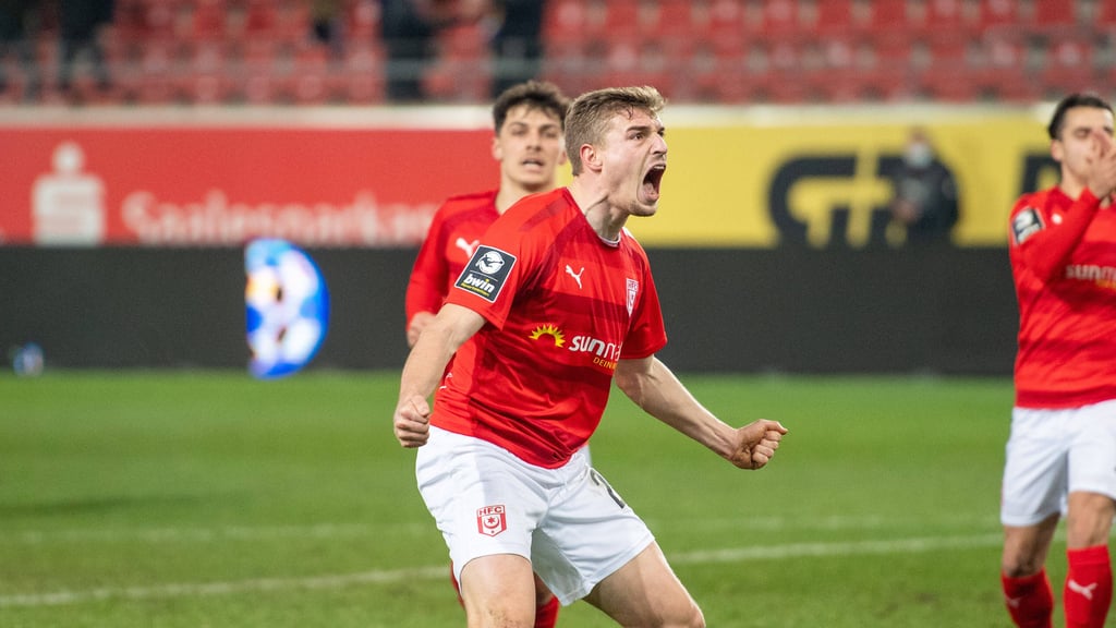 HFC-Stürmer Elias stellt die Weichen nun auf das Sachsen-Anhalt-Derby beim 1. FC Magdeburg.